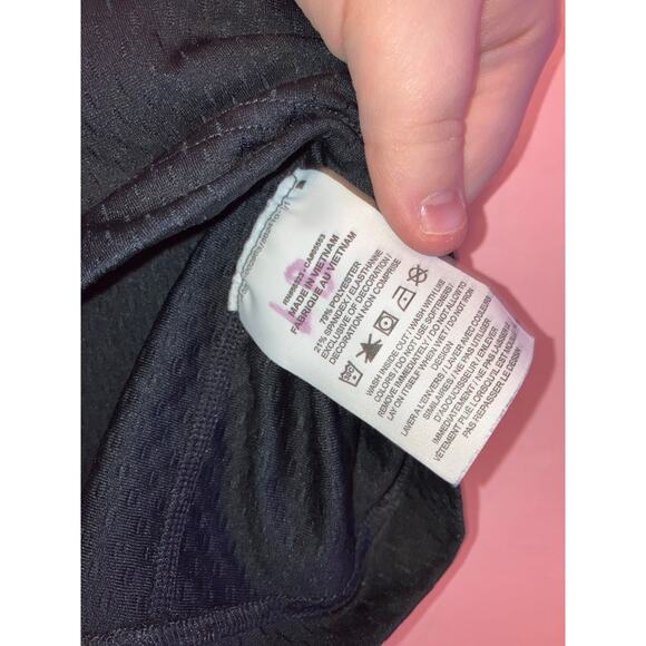 Nike Air black with white graphic tank top size XS - Picture 3 of 4